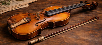 סיור בתערוכת כלי הנגינה העתיקים